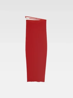 Best Jacquemus De Pralù rok DarkRed