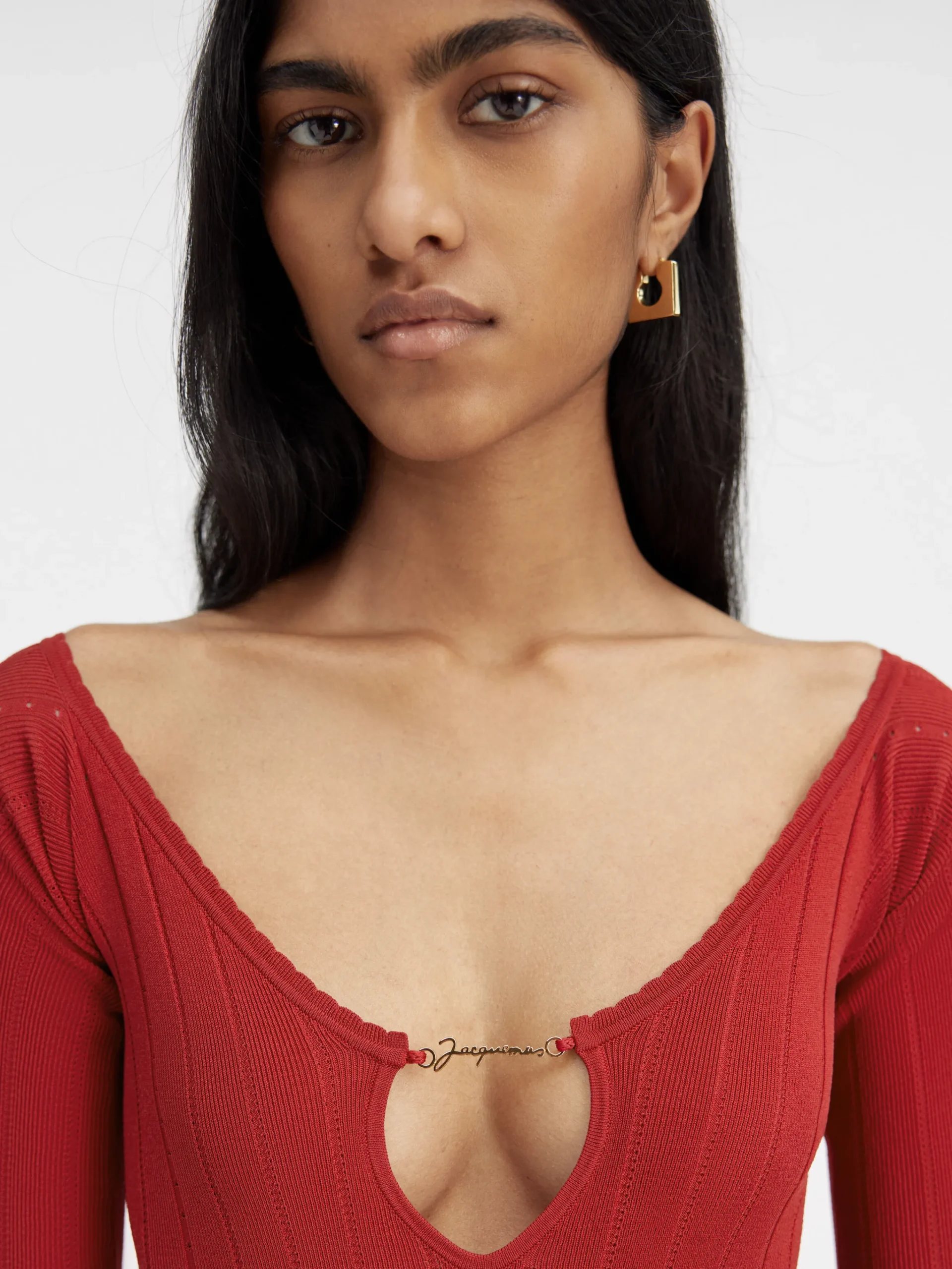 New Jacquemus De Pralù top DarkRed