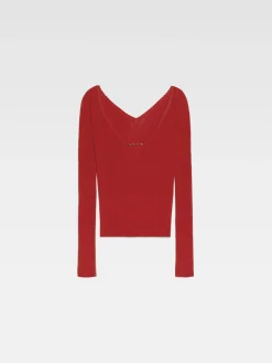 New Jacquemus De Pralù top DarkRed