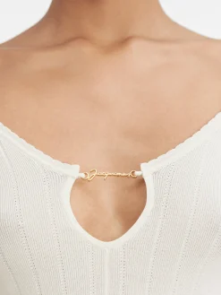 Discount Jacquemus De Pralù top Off-White