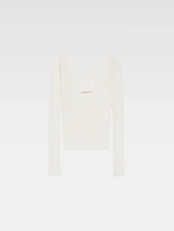 Discount Jacquemus De Pralù top Off-White
