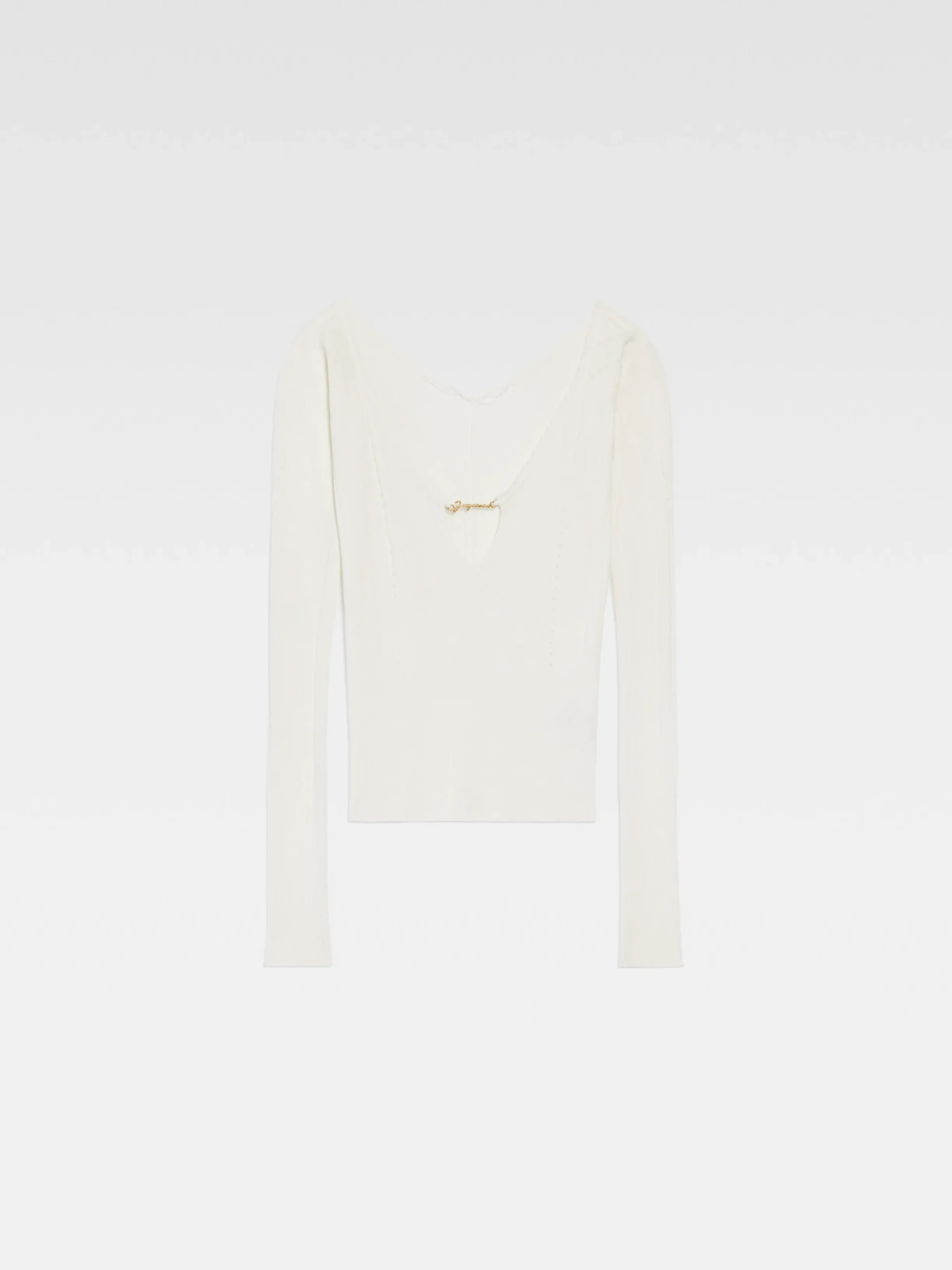 Discount Jacquemus De Pralù top Off-White