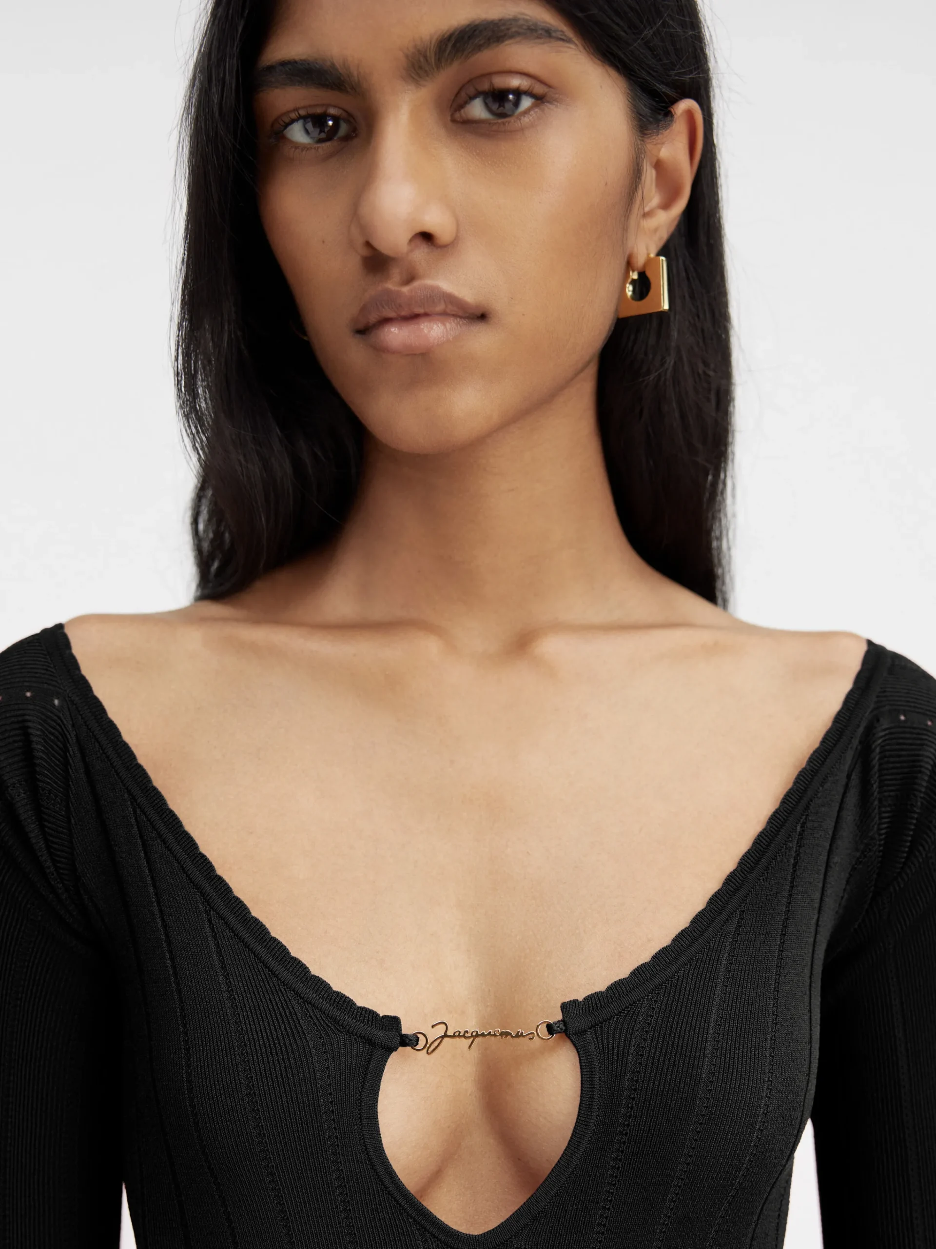 Fashion Jacquemus De Pralù top Black