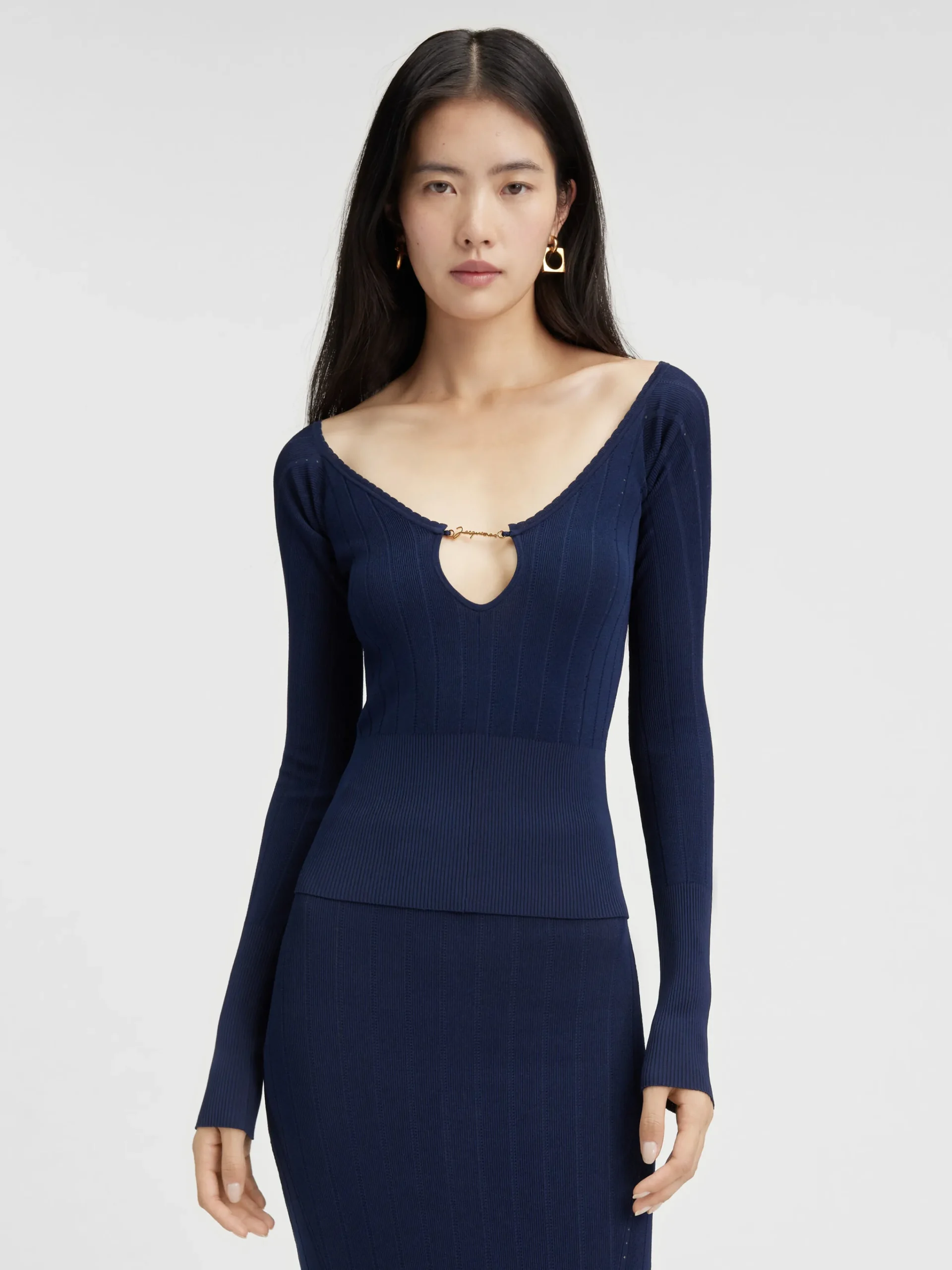 Discount Jacquemus De Pralù top DarkNavy