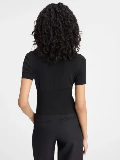 Best Jacquemus De Pral&ugrave; top met korte mouwen Black