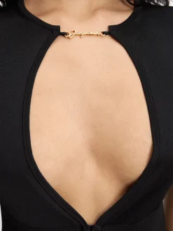 Best Jacquemus De Pralù top met korte mouwen Black