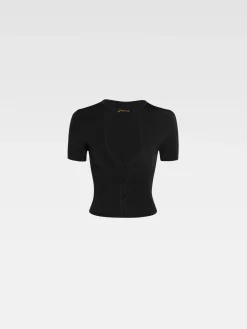 Best Jacquemus De Pralù top met korte mouwen Black