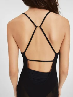 Sale Jacquemus De Puntini gebreide jurk Black