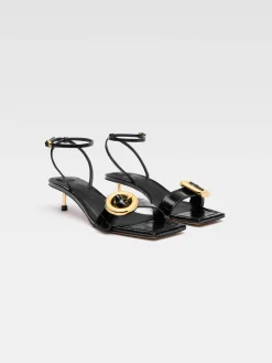 Hot Jacquemus De Regalo lage sandalen Black