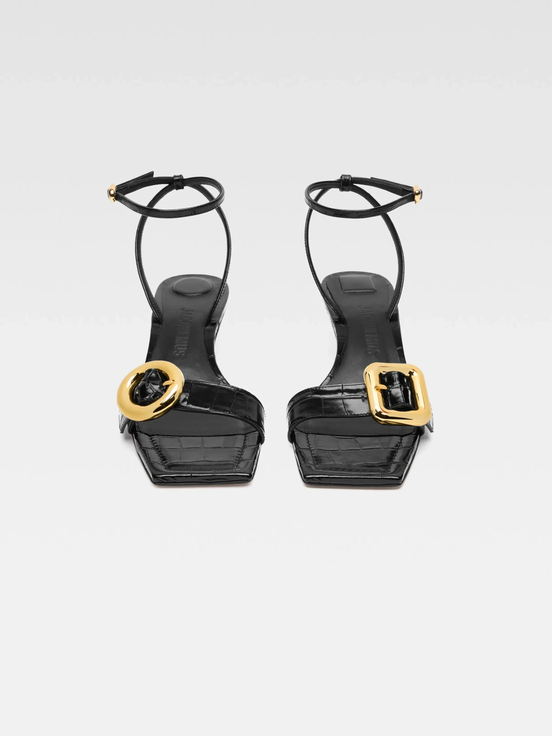 Hot Jacquemus De Regalo lage sandalen Black