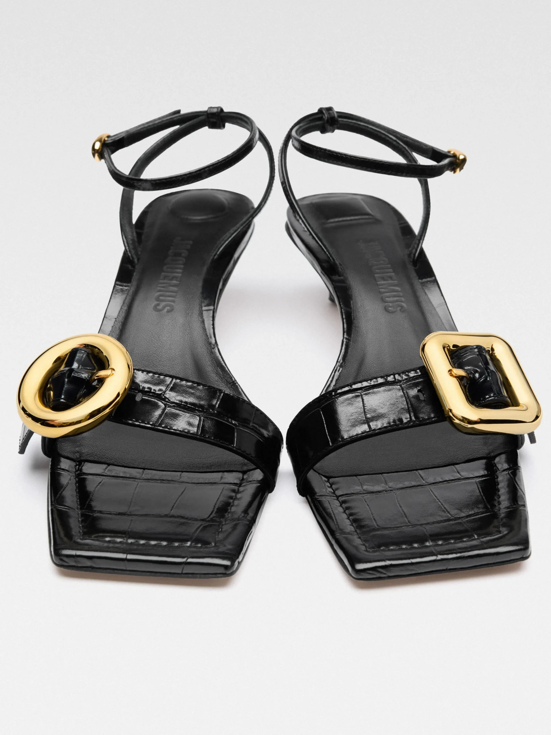 Hot Jacquemus De Regalo lage sandalen Black