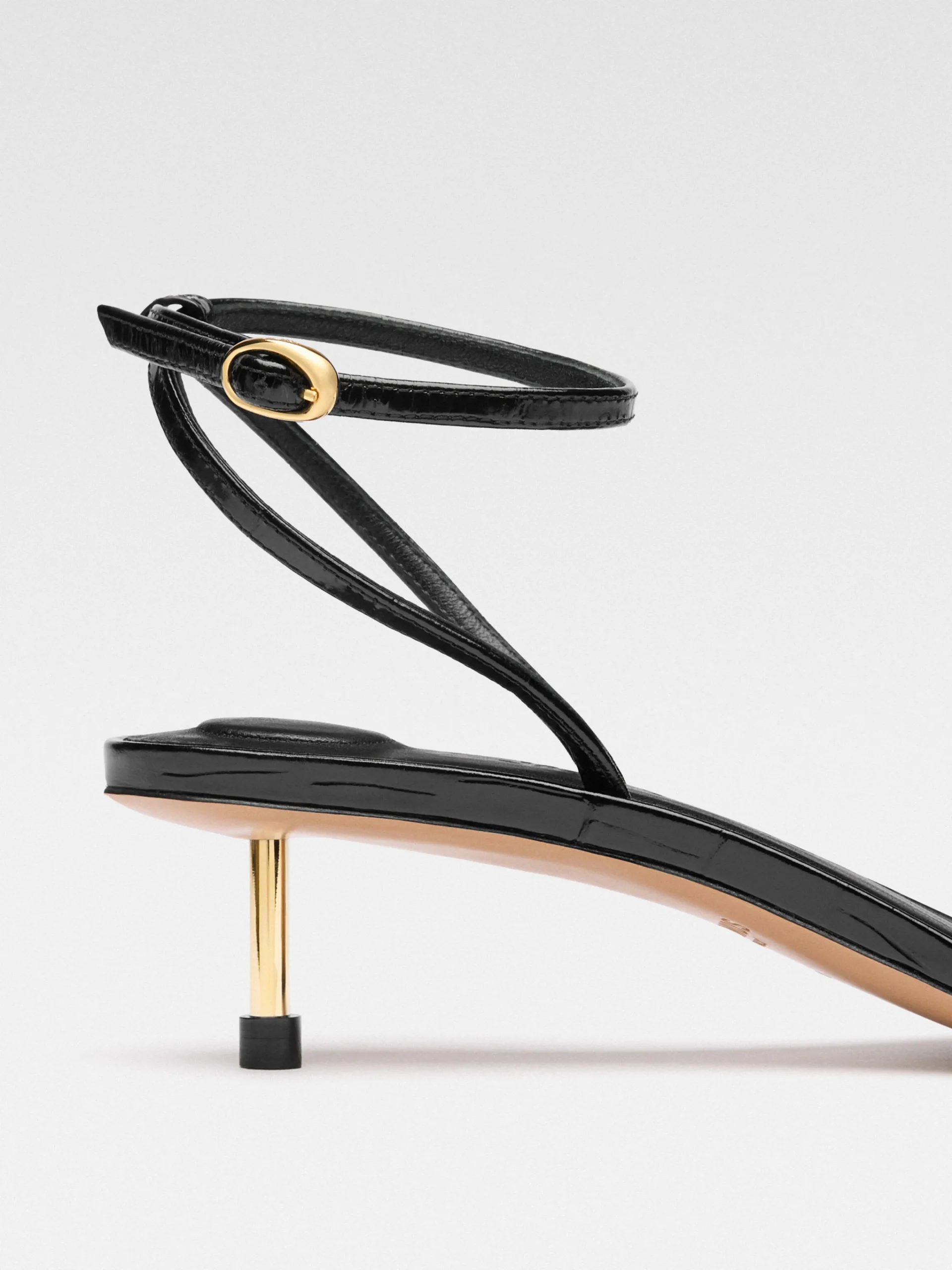 Hot Jacquemus De Regalo lage sandalen Black