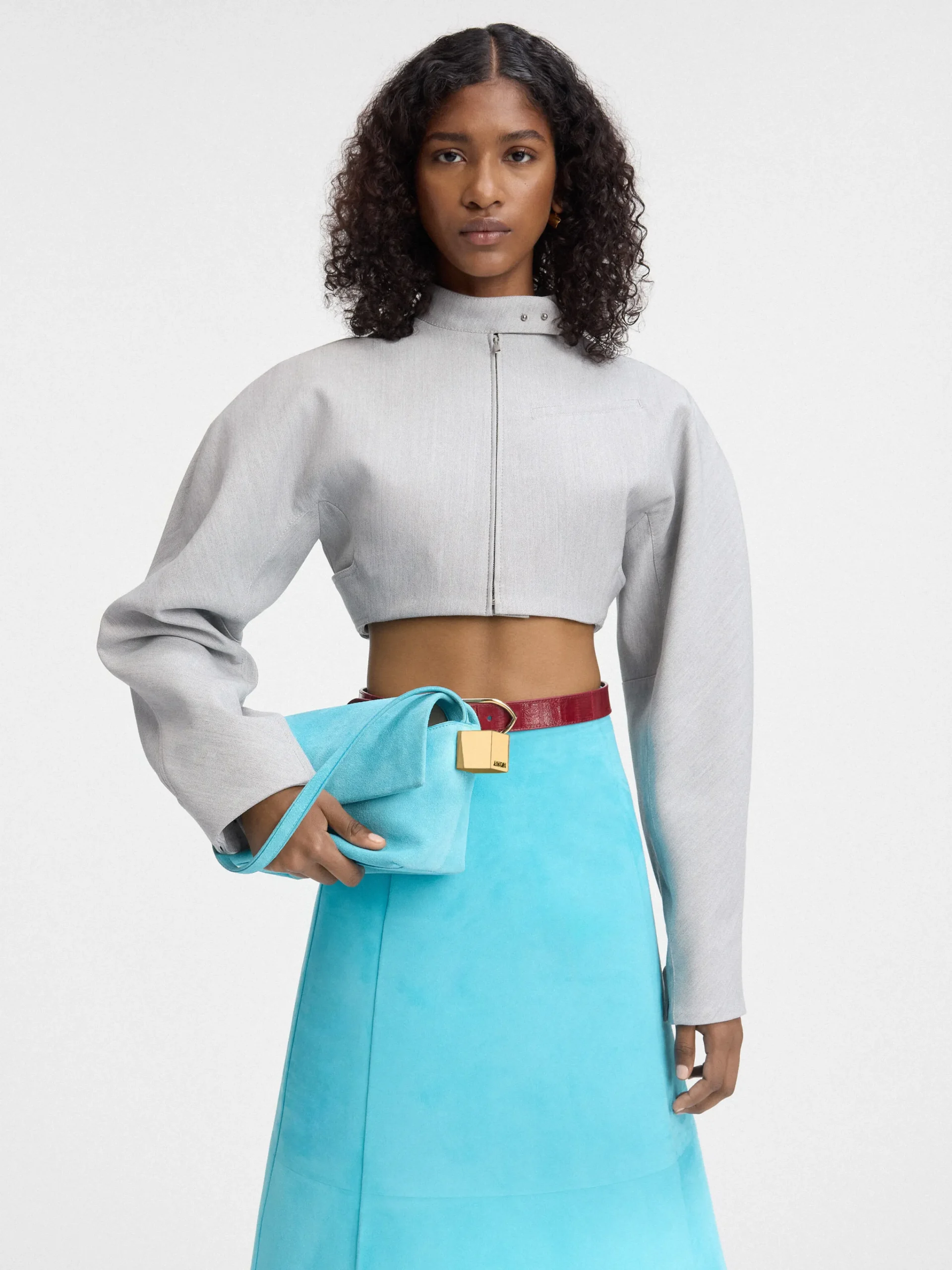 Hot Jacquemus De Rond Carré LightTurquoise