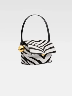 Hot Jacquemus De Rond Carr&eacute; Black&WhiteZebra