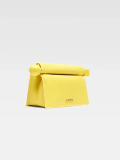 Hot Jacquemus De Rond Carr&eacute; clutch Yellow