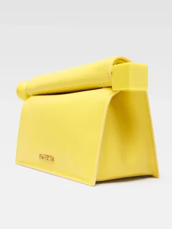 Hot Jacquemus De Rond Carr&eacute; clutch Yellow
