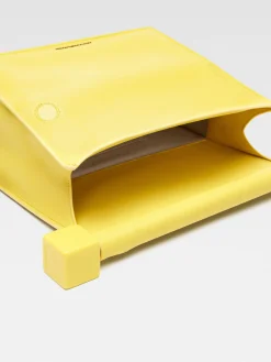 Hot Jacquemus De Rond Carr&eacute; clutch Yellow