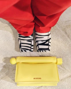 Hot Jacquemus De Rond Carr&eacute; clutch Yellow