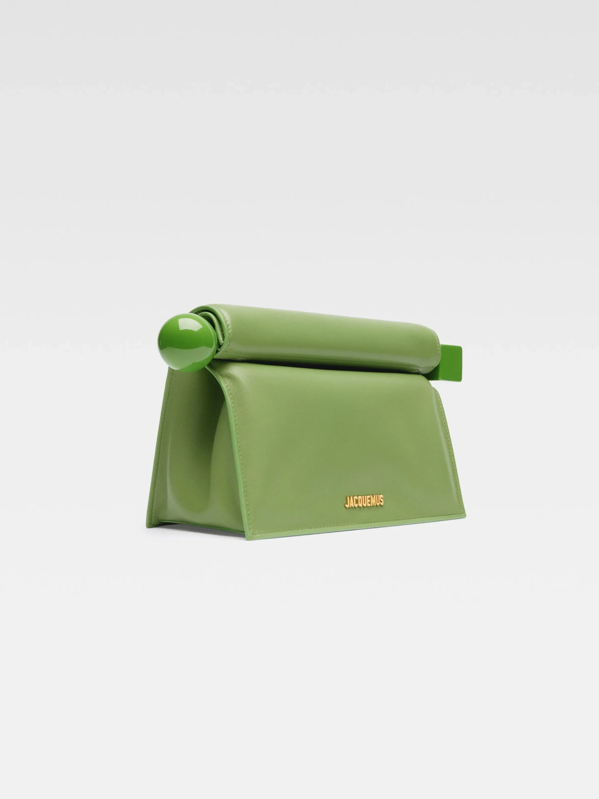 Hot Jacquemus De Rond Carré clutch Green
