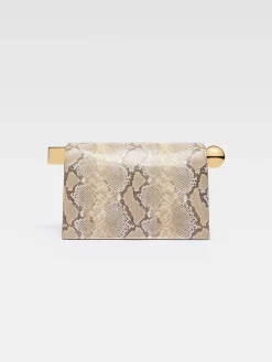 Clearance Jacquemus De Rond Carré clutch Beige