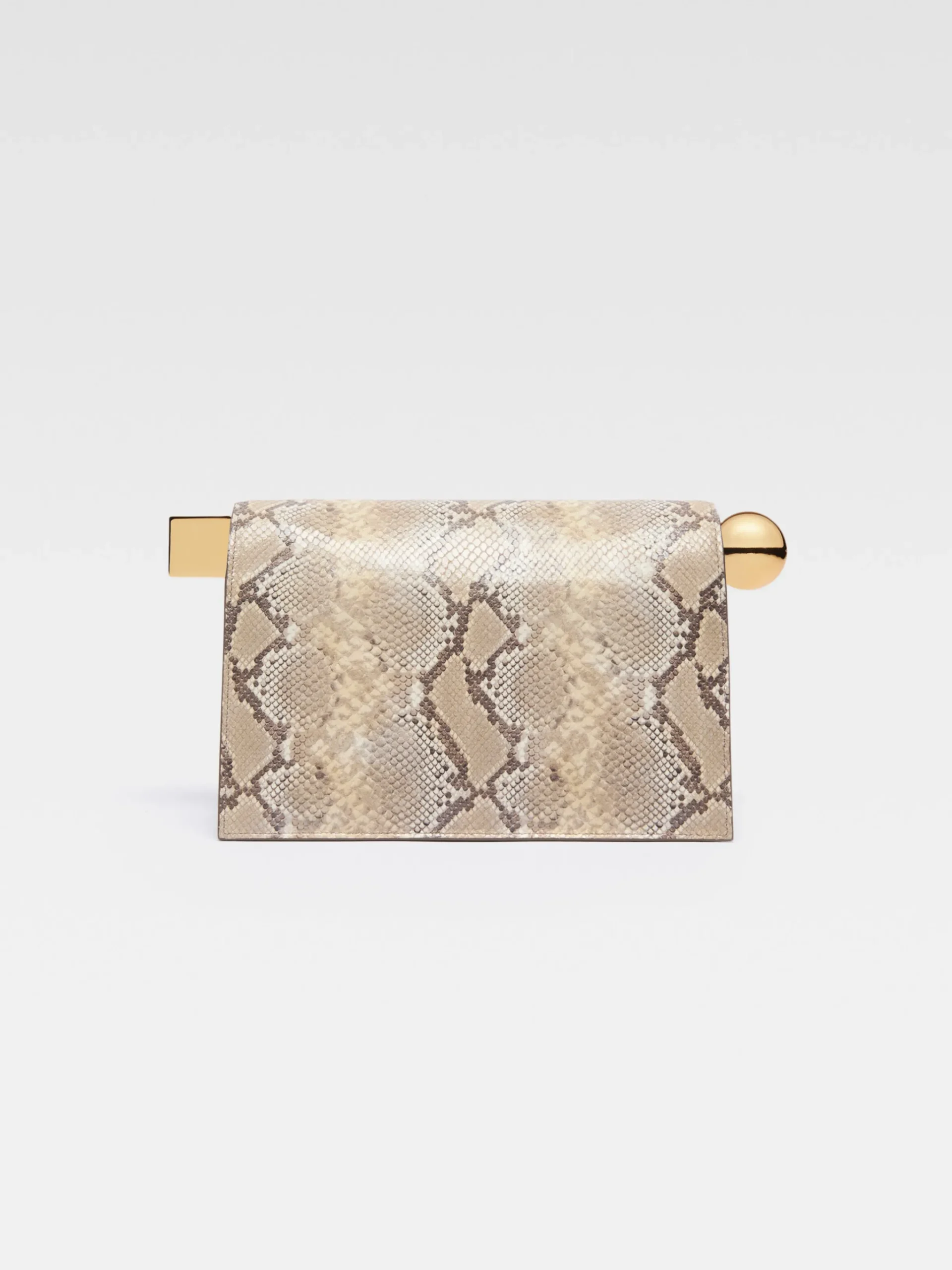 Clearance Jacquemus De Rond Carré clutch Beige