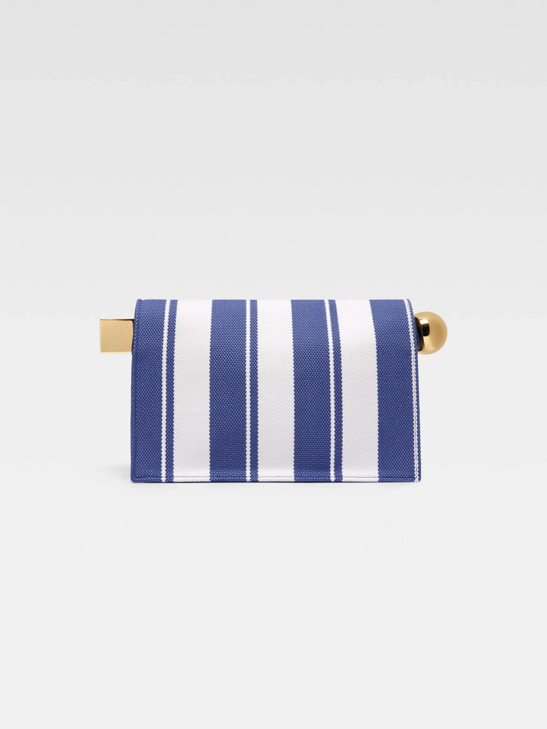 Online Jacquemus De Rond Carré clutch PrintRayureBlue