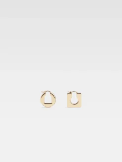 Best Jacquemus De Rond Carré oorbellen LightGold