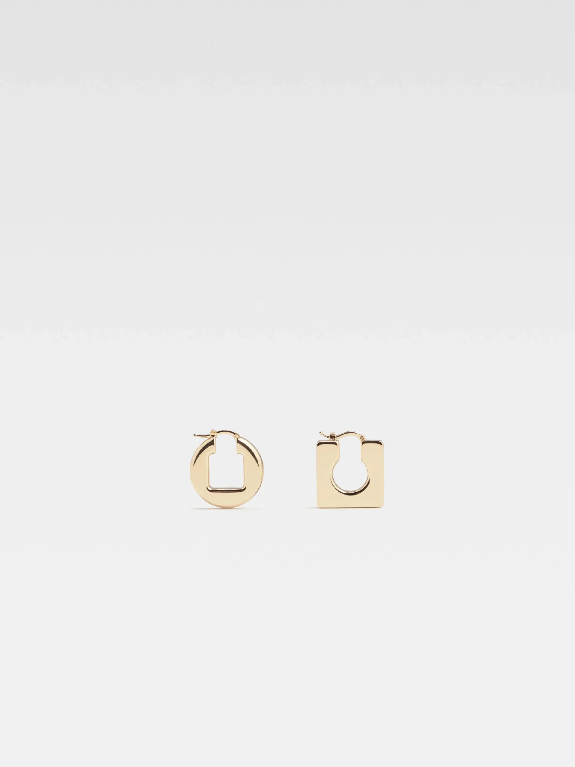 Best Jacquemus De Rond Carré oorbellen LightGold