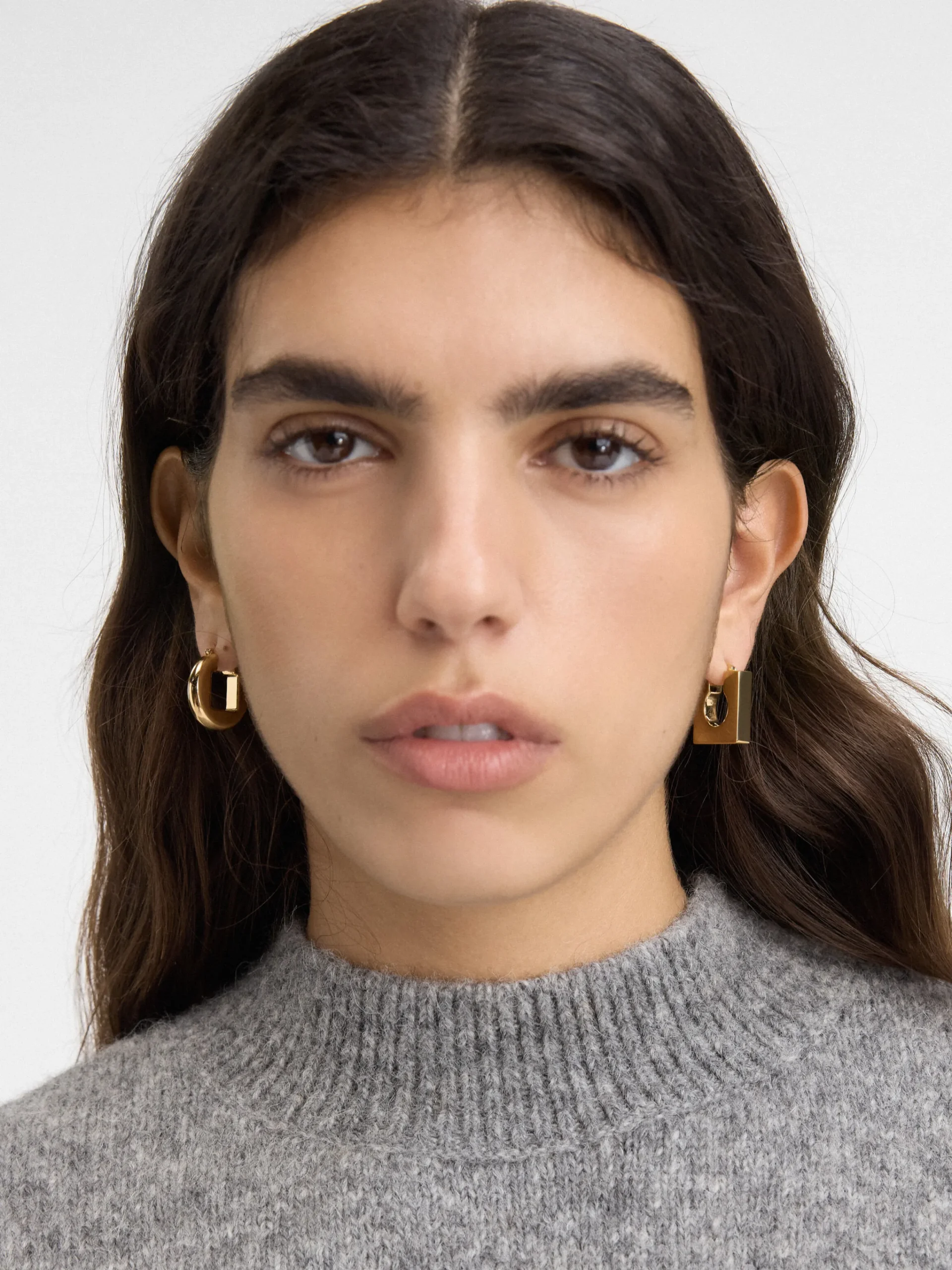 Best Jacquemus De Rond Carré oorbellen LightGold
