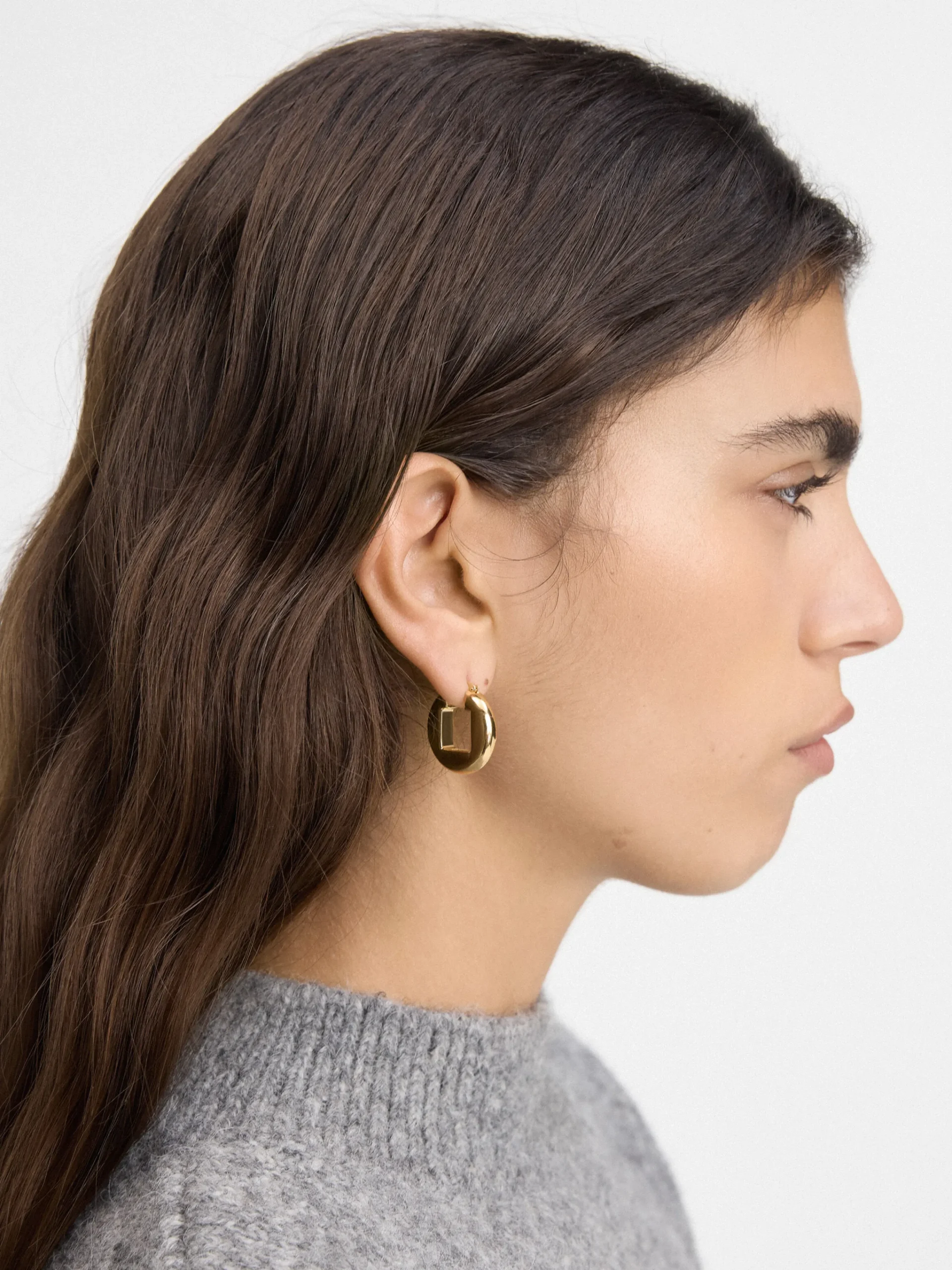 Best Jacquemus De Rond Carré oorbellen LightGold