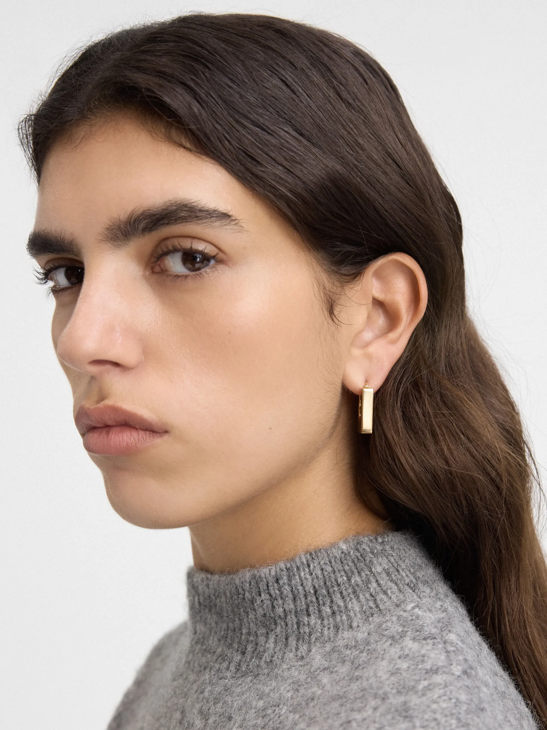 Best Jacquemus De Rond Carré oorbellen LightGold