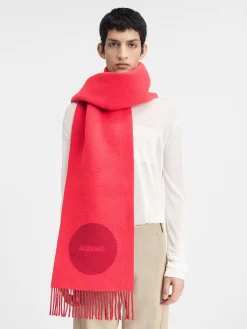 Clearance Jacquemus De Rond Carr&eacute; sjaal Multi-Red