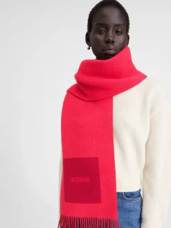Clearance Jacquemus De Rond Carr&eacute; sjaal Multi-Red