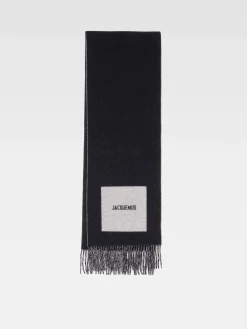 New Jacquemus De Rond Carr&eacute; sjaal Multi-Black