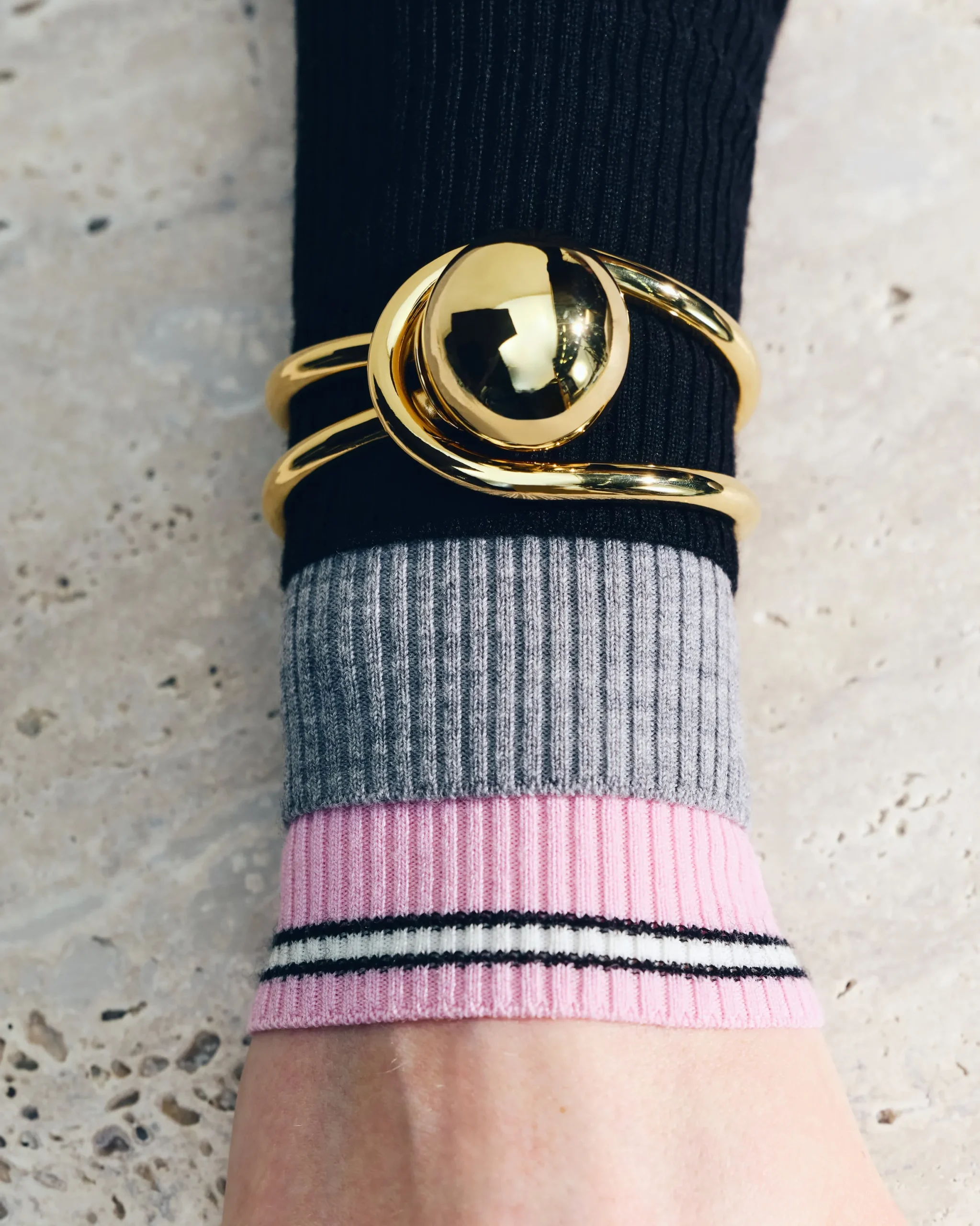 Sale Jacquemus De ronde Nodo armband Gold