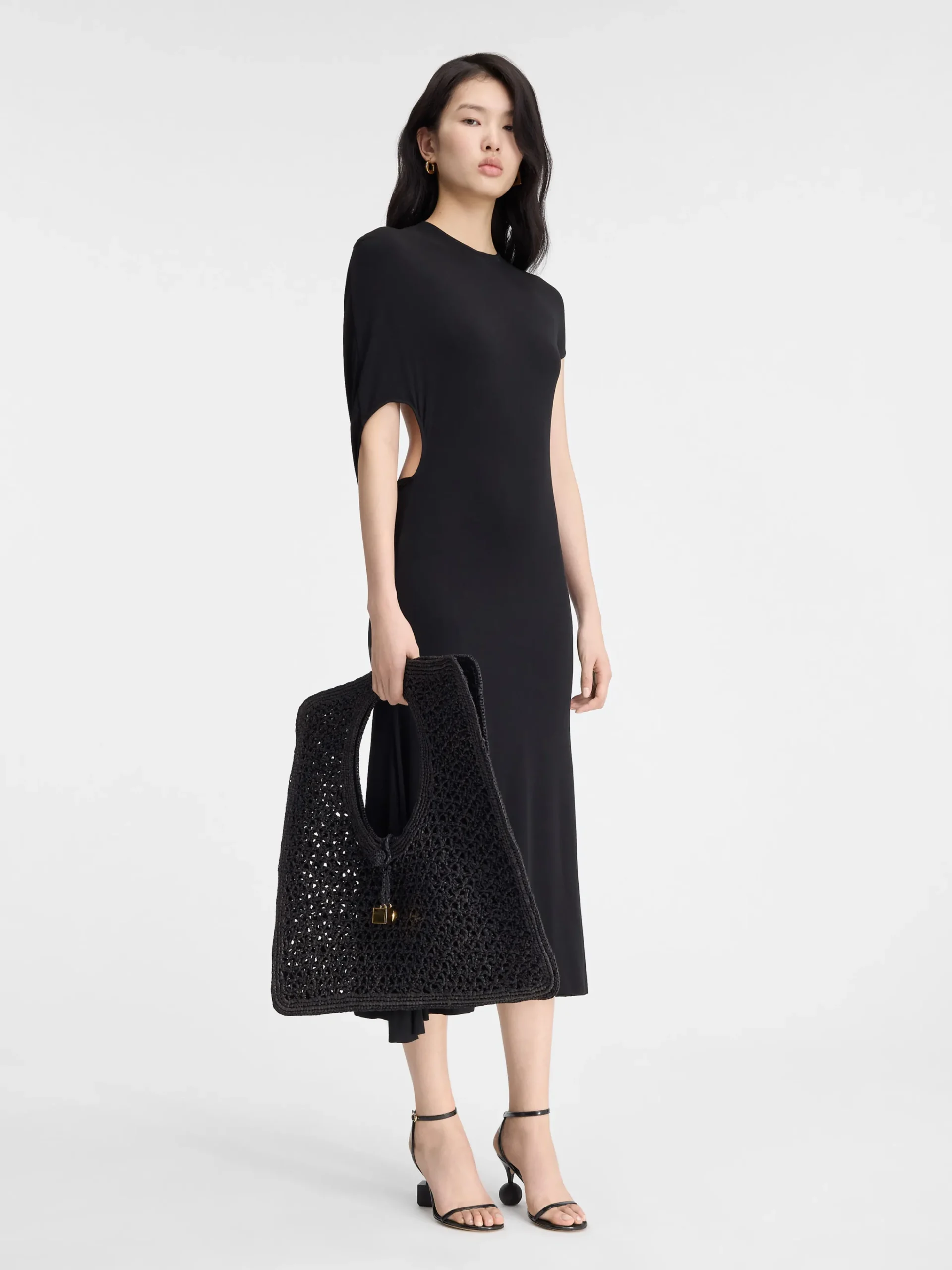 Sale Jacquemus De Salerno jurk Black