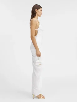 Sale Jacquemus De Saudade lange jurk White