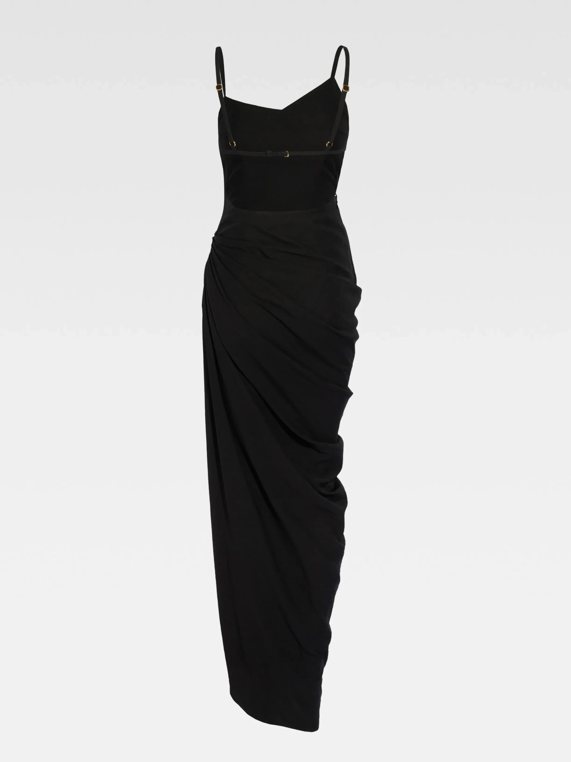 Outlet Jacquemus De Saudade lange jurk Black