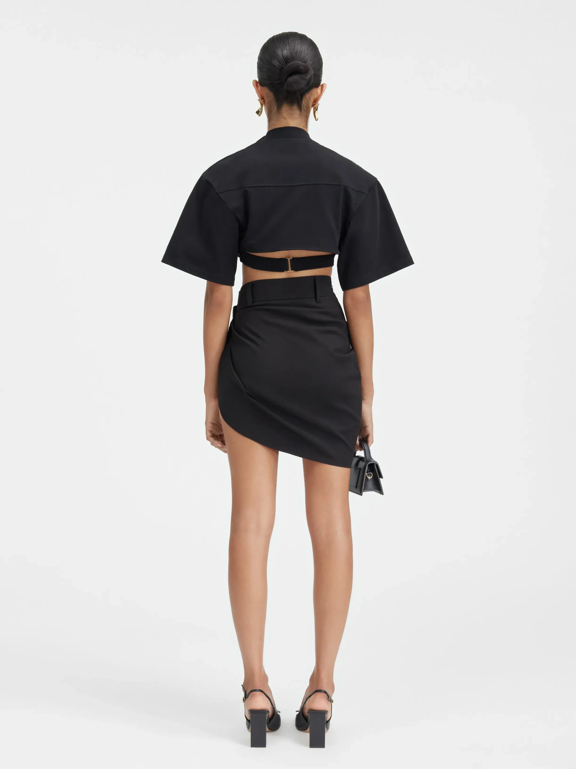Discount Jacquemus De Saudade mini rok Black