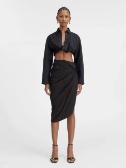 Discount Jacquemus De Saudade rok Black