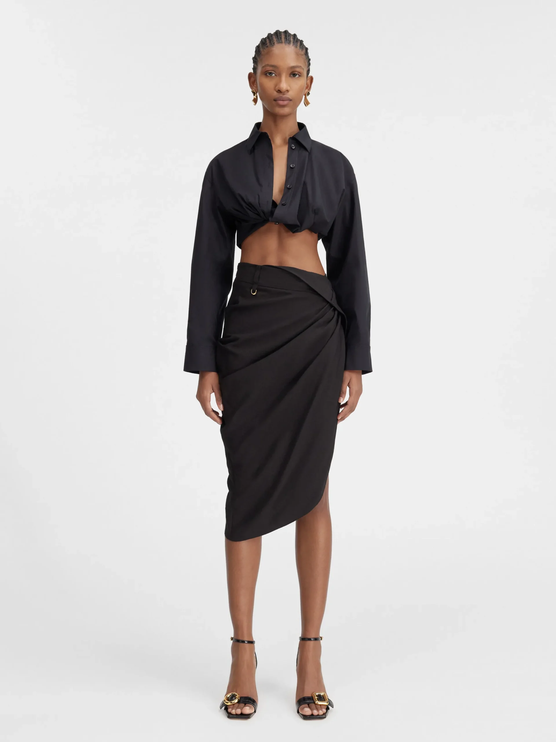 Discount Jacquemus De Saudade rok Black