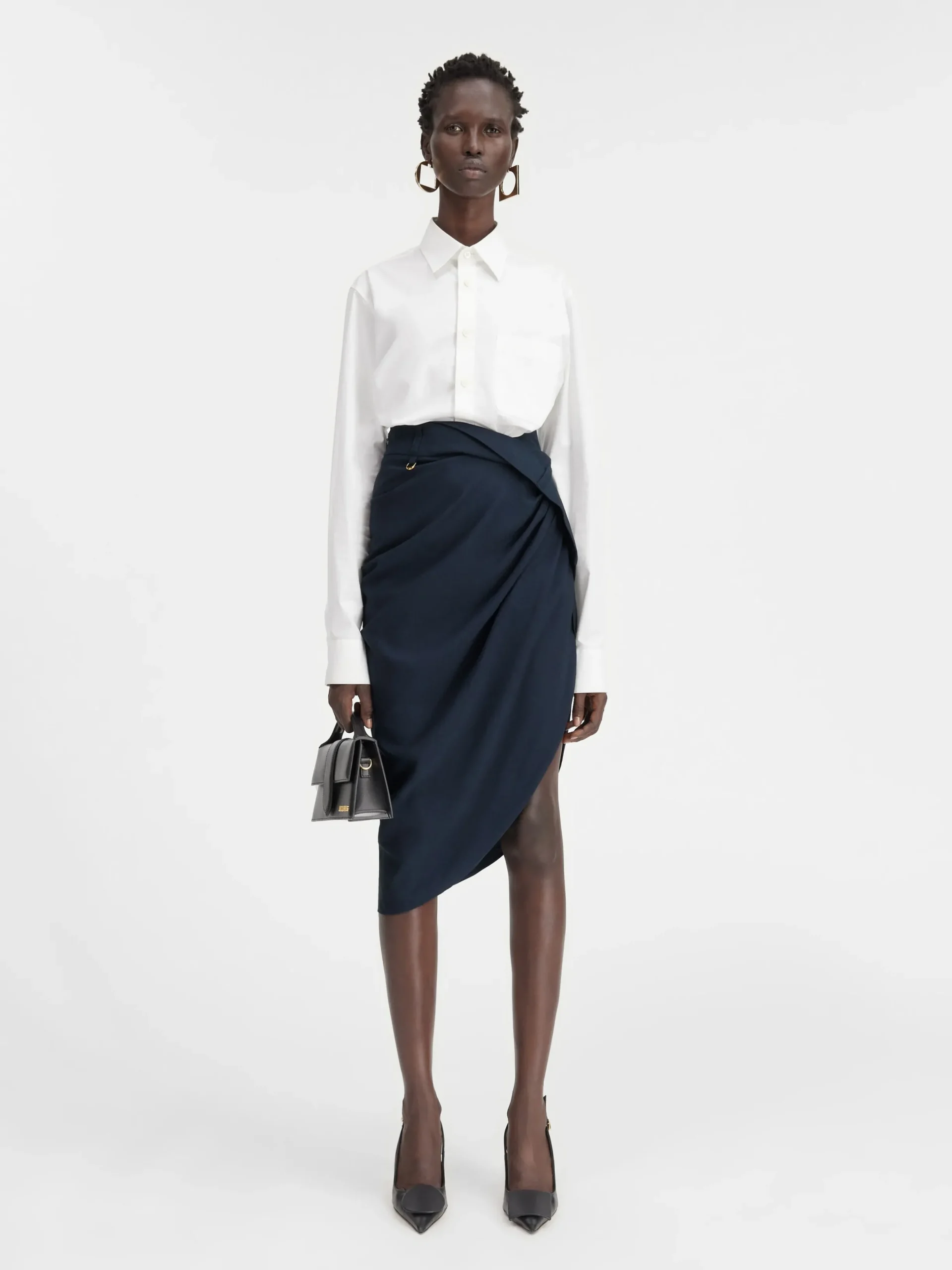 Online Jacquemus De Saudade rok DarkNavy