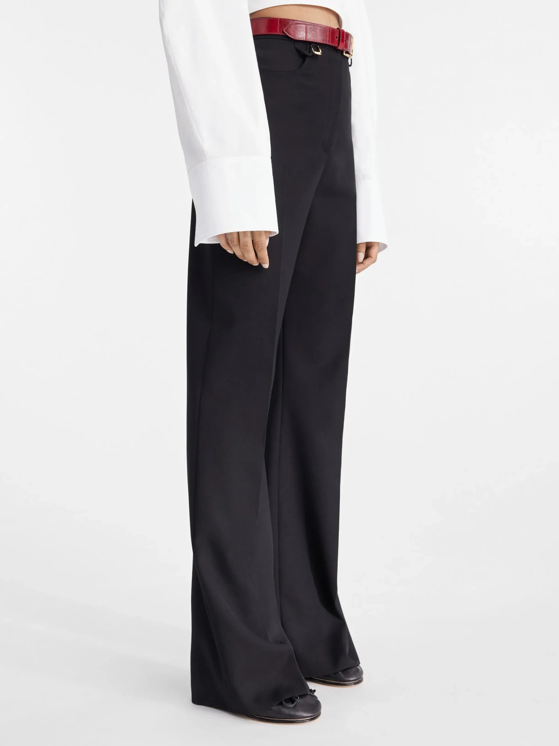 Clearance Jacquemus De Sauge broek Black