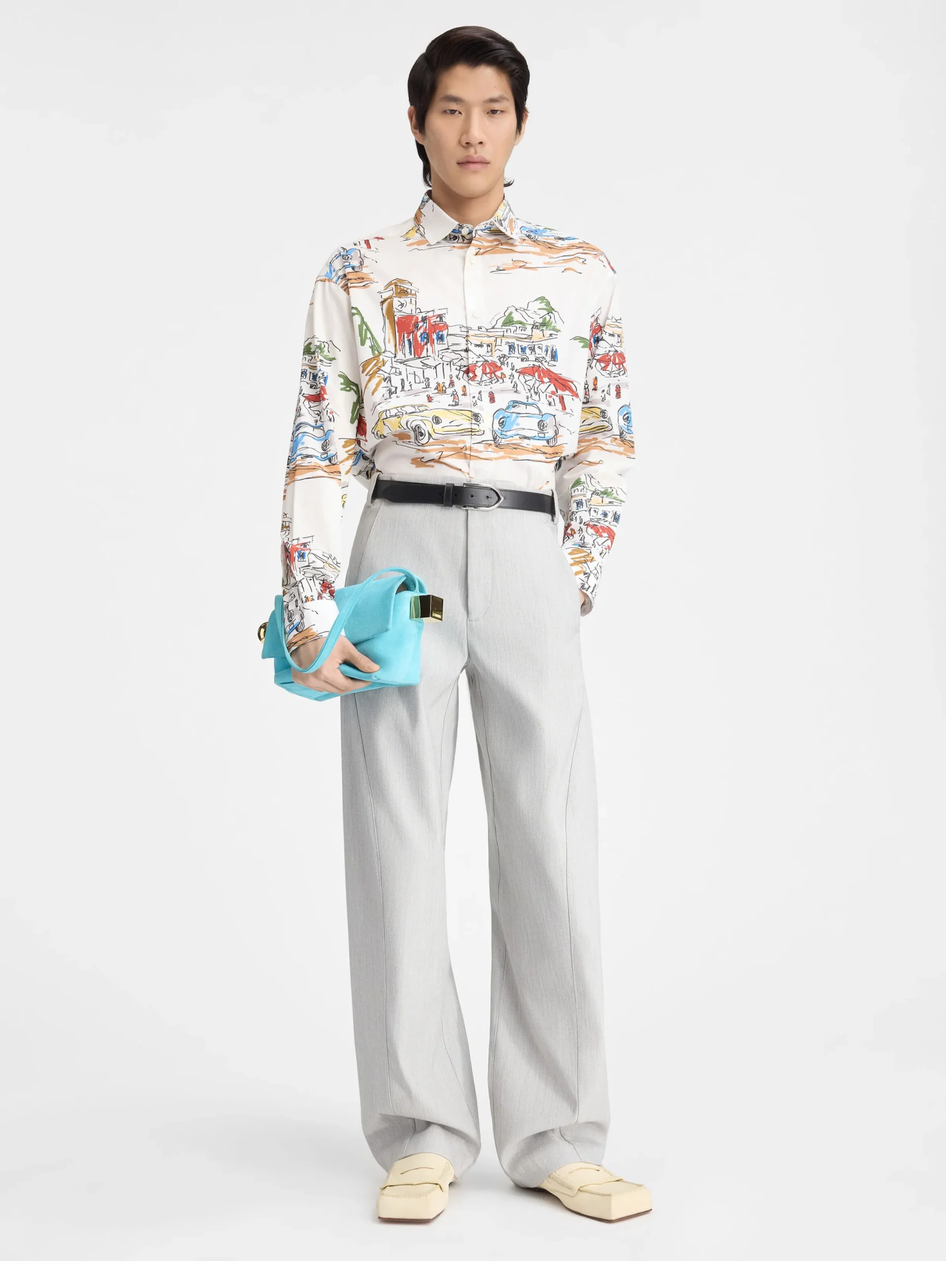 Online Jacquemus De Scala broek LightGrey