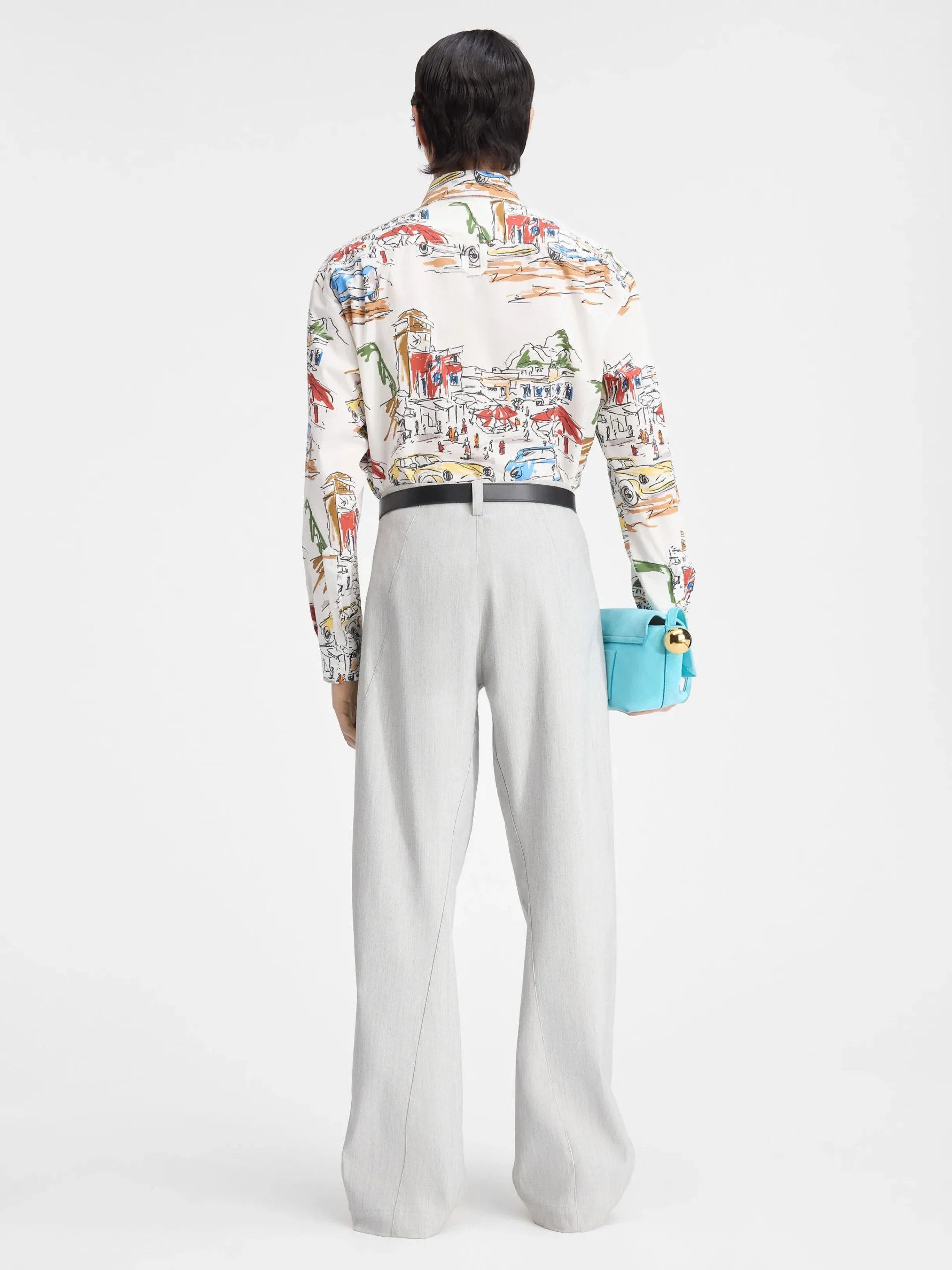 Online Jacquemus De Scala broek LightGrey