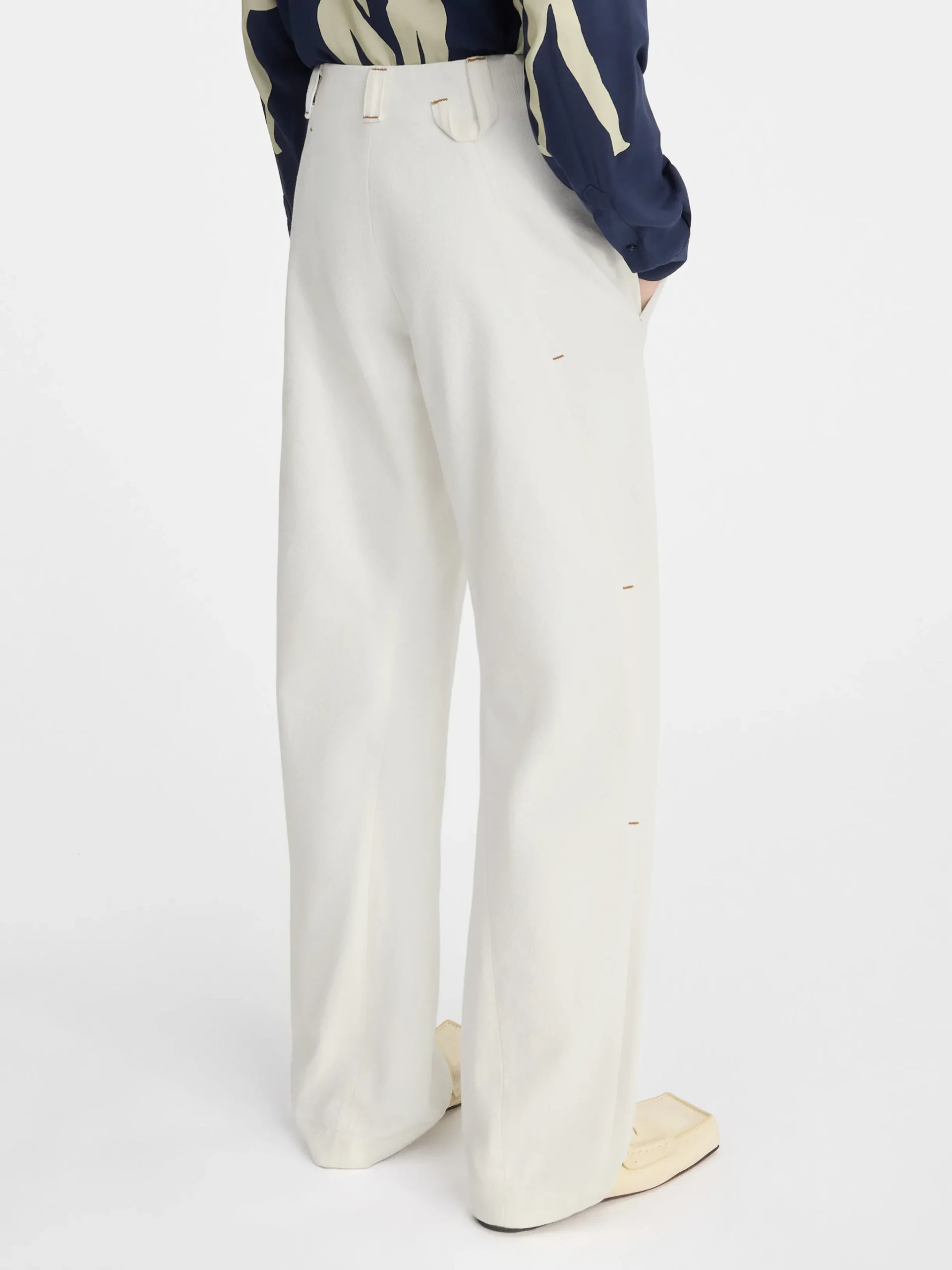 Clearance Jacquemus De Scala de-Nîmes denim broek Off-White