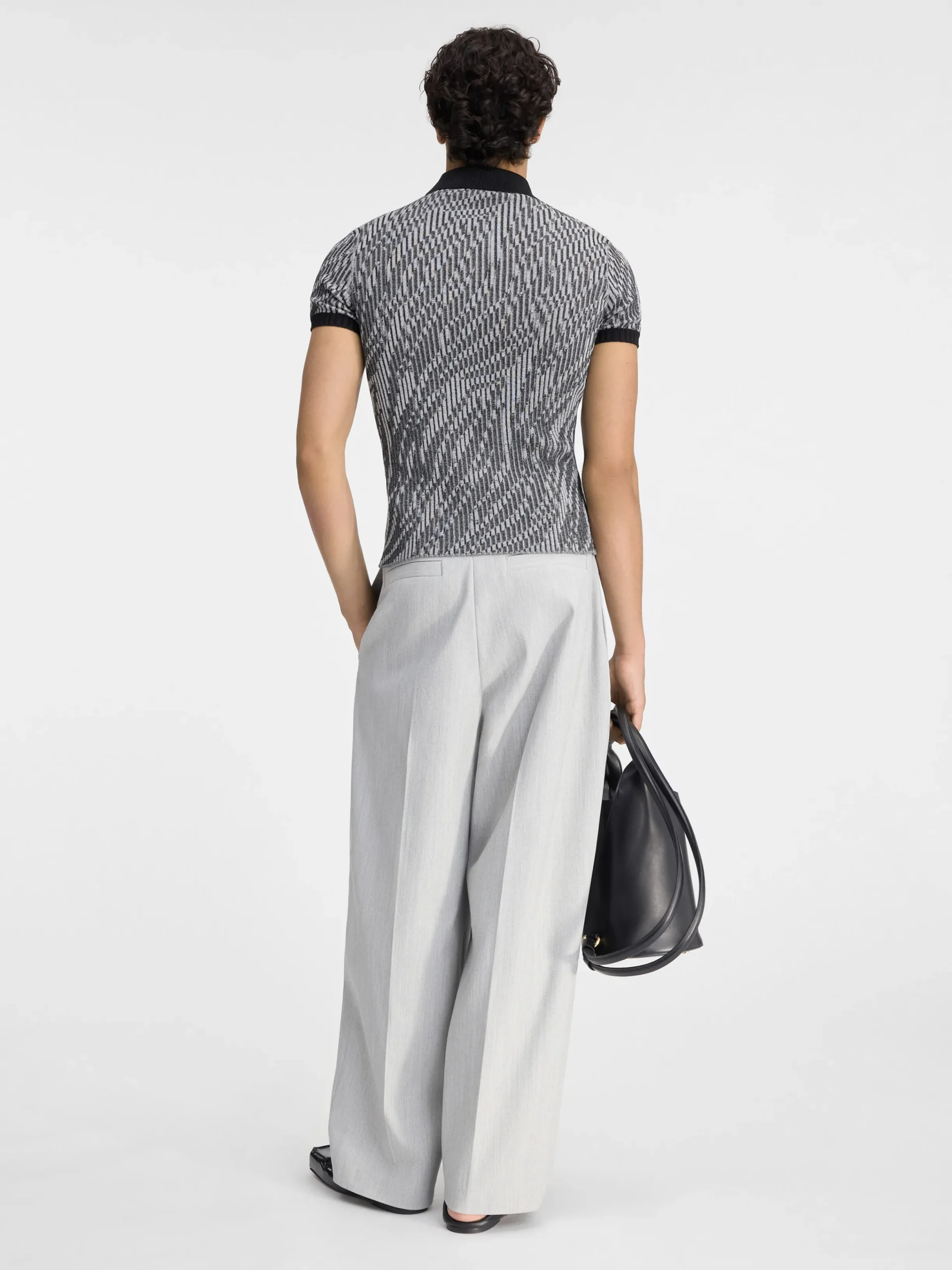 Hot Jacquemus De Scala polo Black&WhiteZebra