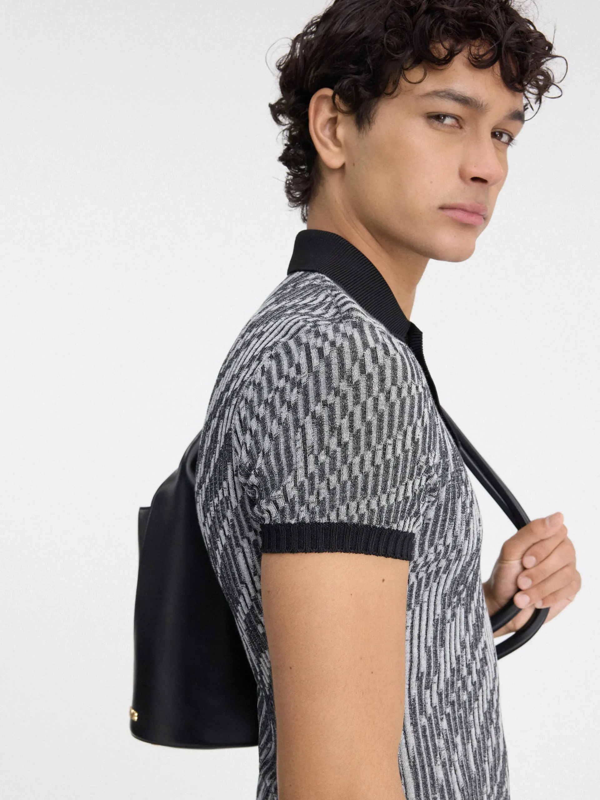 Hot Jacquemus De Scala polo Black&WhiteZebra