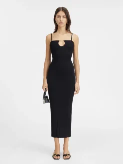 Hot Jacquemus De Sierra jurk met bandjes Black