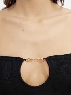 Hot Jacquemus De Sierra jurk met bandjes Black